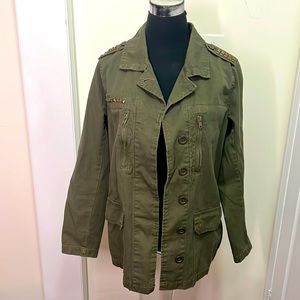 Toska Utility Cargo  Olive Green  Chico Jacket Size Small